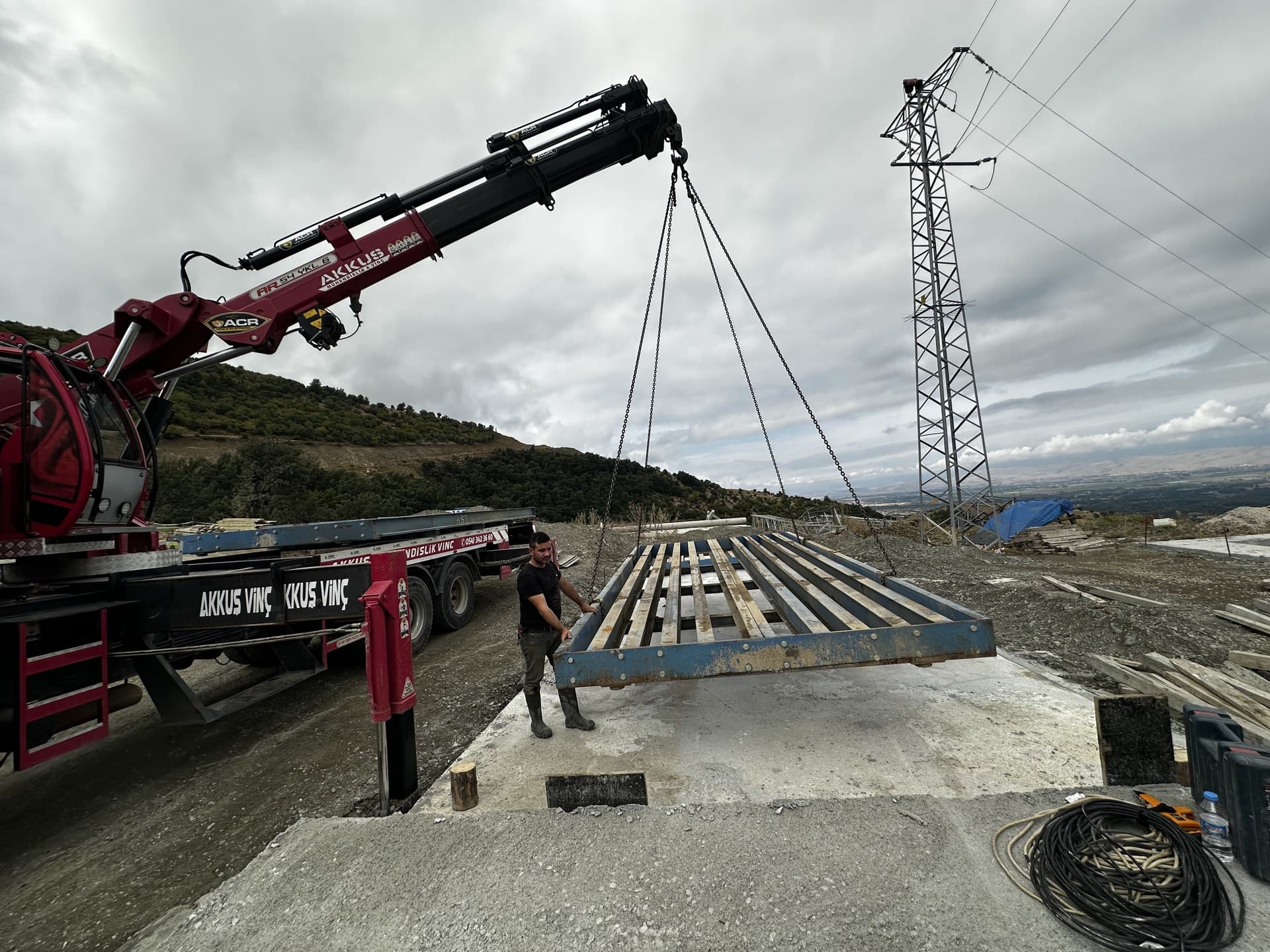 Tokat Bağlarbaşı Gölet Projesi Taşıt Kantarı Montaj, Mekanik/Elektronik Bakım ve Kalibrasyon Saha Fotoğrafı 2