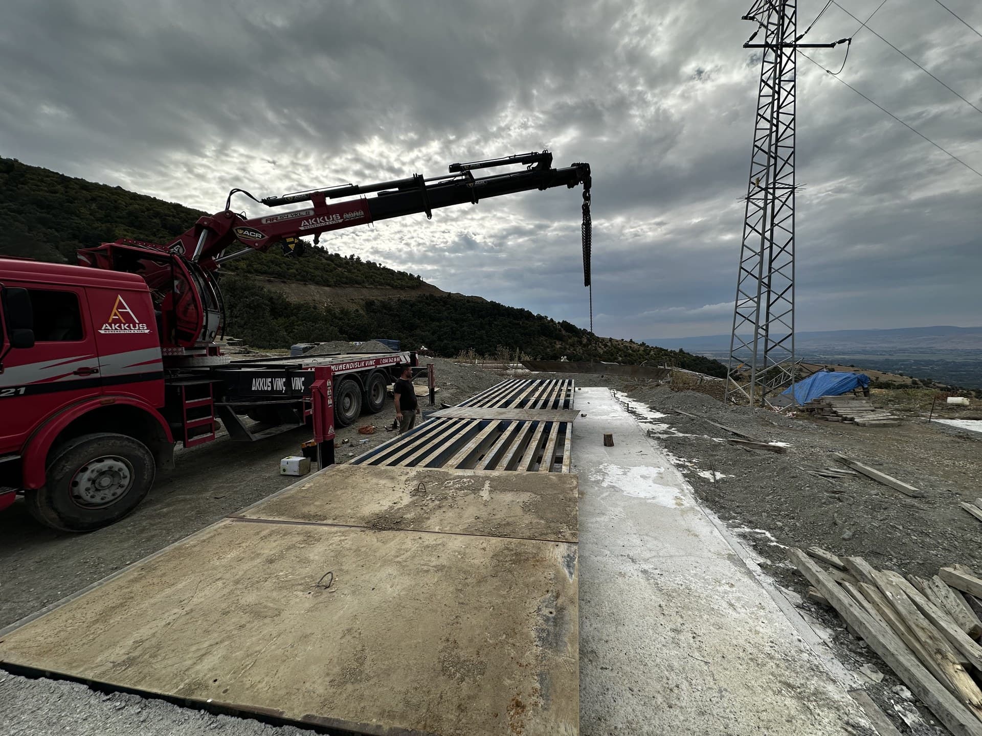 Tokat Bağlarbaşı Gölet Projesi Taşıt Kantarı Montaj, Mekanik/Elektronik Bakım ve Kalibrasyon Saha Fotoğrafı 6
